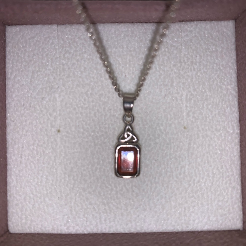 Birth stone necklace